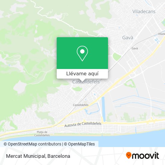 Mapa Mercat Municipal