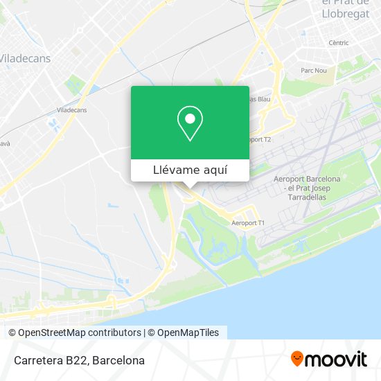 Mapa Carretera B22