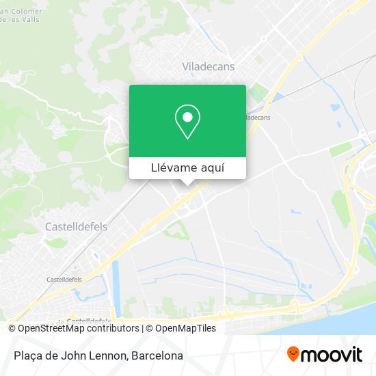 Mapa Plaça de John Lennon