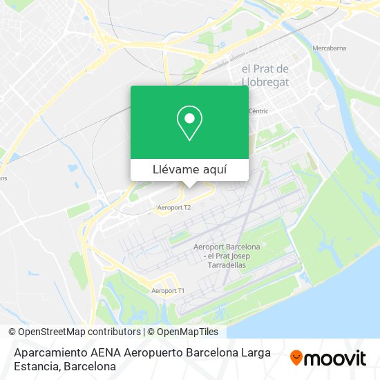 Mapa Aparcamiento AENA Aeropuerto Barcelona Larga Estancia