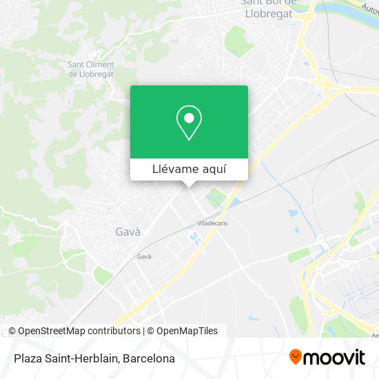 Mapa Plaza Saint-Herblain