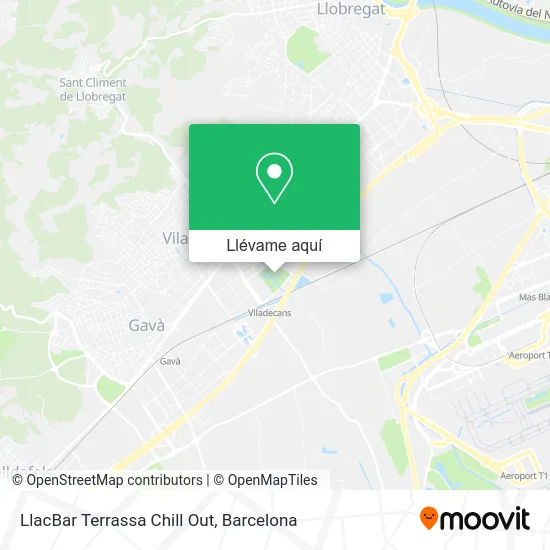 Mapa LlacBar Terrassa Chill Out