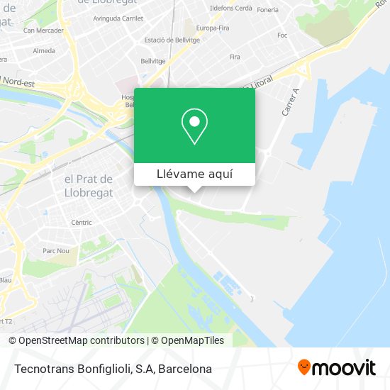 Mapa Tecnotrans Bonfiglioli, S.A