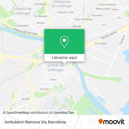 Mapa Ambulatori Ramona Via