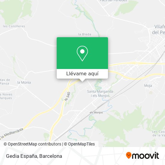 Mapa Gedia España