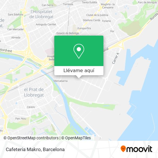 Mapa Cafeteria Makro