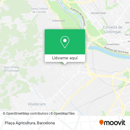 Mapa Plaça Agricultura