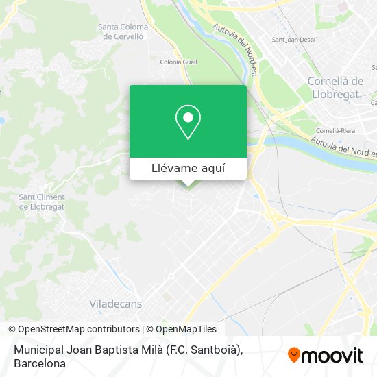 Mapa Municipal Joan Baptista Milà (F.C. Santboià)