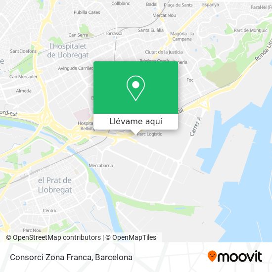 Mapa Consorci Zona Franca
