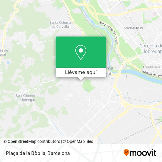 Mapa Plaça de la Bòbila
