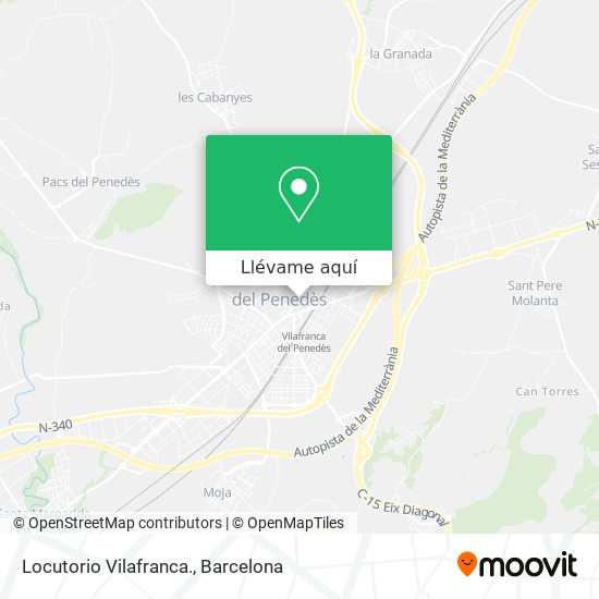 Mapa Locutorio Vilafranca.