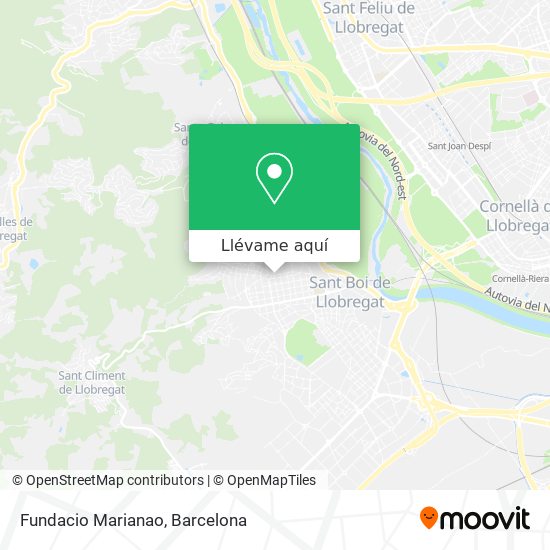 Mapa Fundacio Marianao