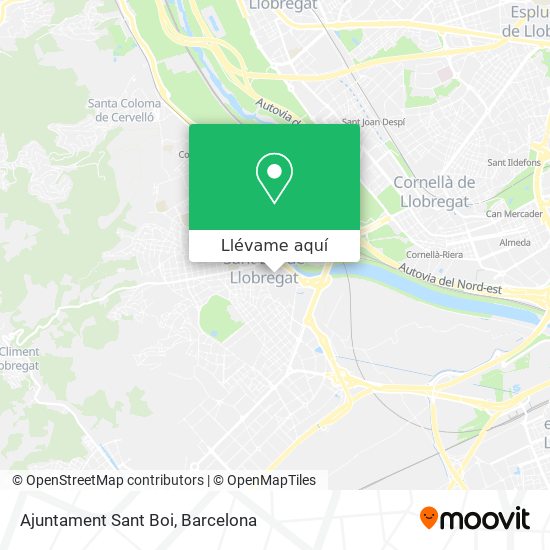 Mapa Ajuntament Sant Boi