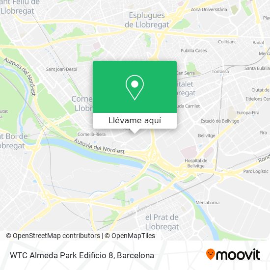 Mapa WTC Almeda Park Edificio 8