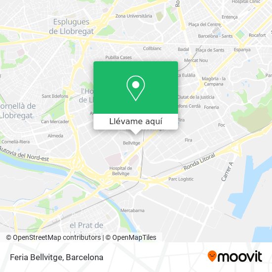 Mapa Feria Bellvitge