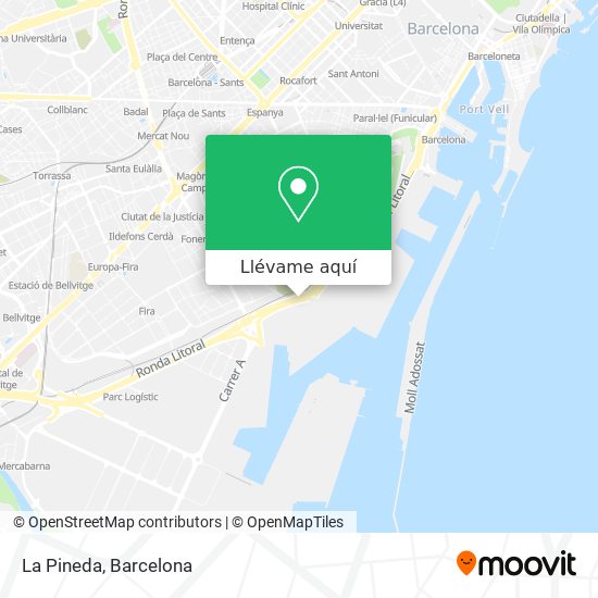 ¿Cómo llegar a La Pineda en Barcelona en Autobús, Metro, Tren o Tranvía?