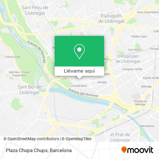Mapa Plaza Chupa Chups