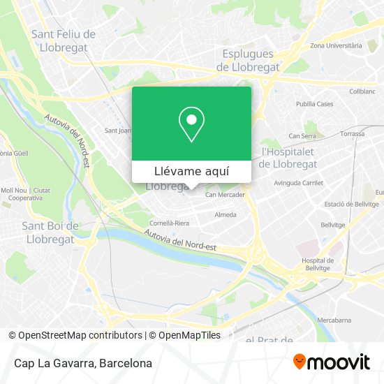Mapa Cap La Gavarra