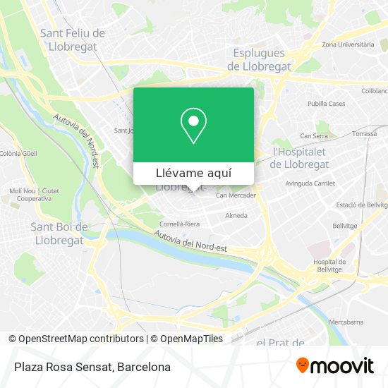 Mapa Plaza Rosa Sensat