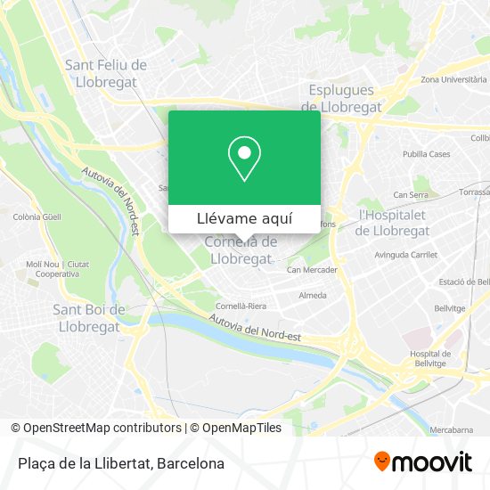 Mapa Plaça de la Llibertat