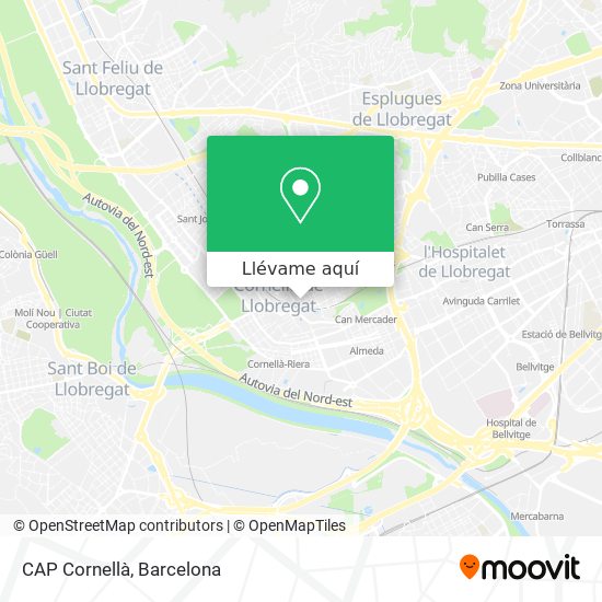 Mapa CAP Cornellà