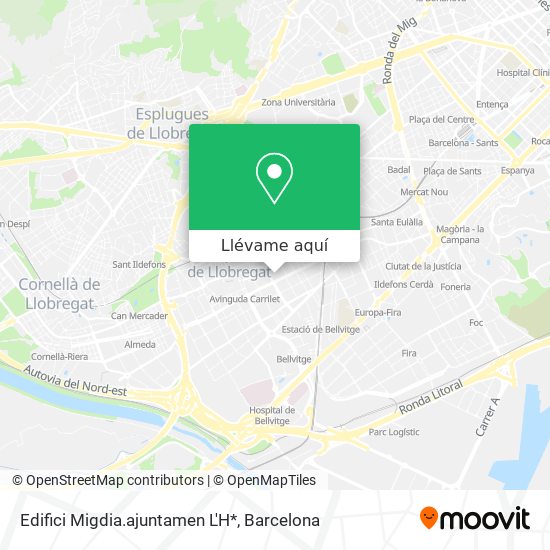 Mapa Edifici Migdia.ajuntamen L'H*
