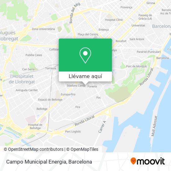 Mapa Campo Municipal Energia