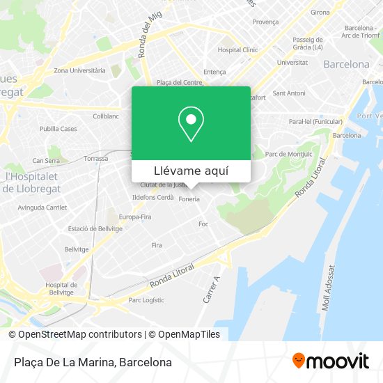 Mapa Plaça De La Marina