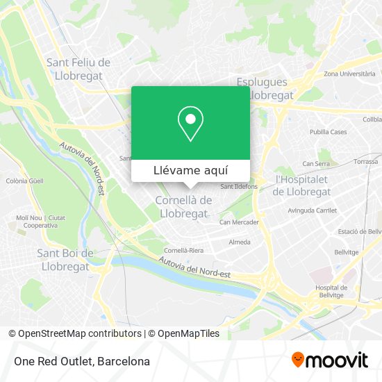 Mapa One Red Outlet