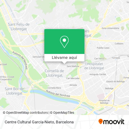 Mapa Centre Cultural García-Nieto