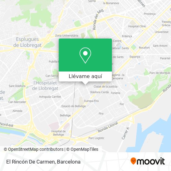 Mapa El Rincón De Carmen