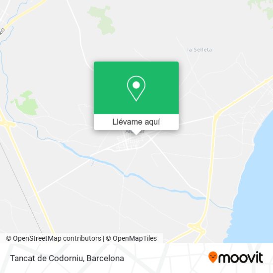 Mapa Tancat de Codorniu