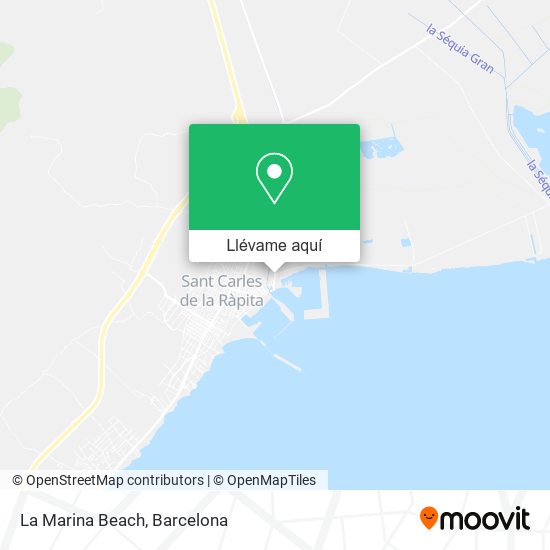 Mapa La Marina Beach