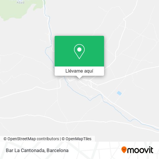 Mapa Bar La Cantonada