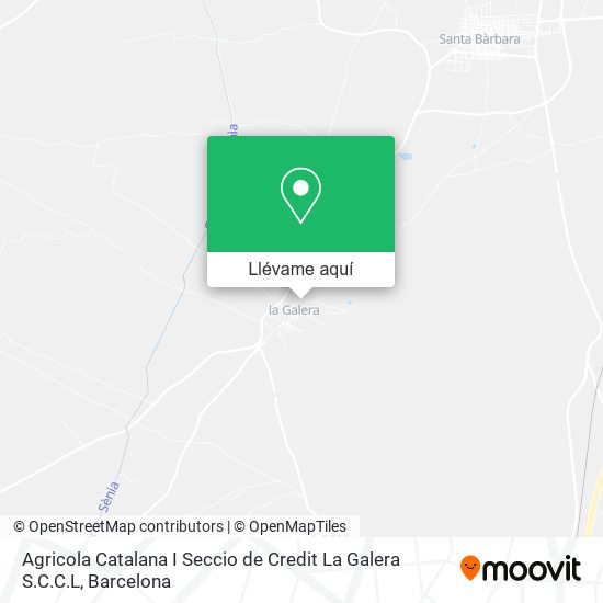 Mapa Agricola Catalana I Seccio de Credit La Galera S.C.C.L