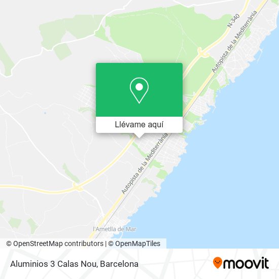 Mapa Aluminios 3 Calas Nou