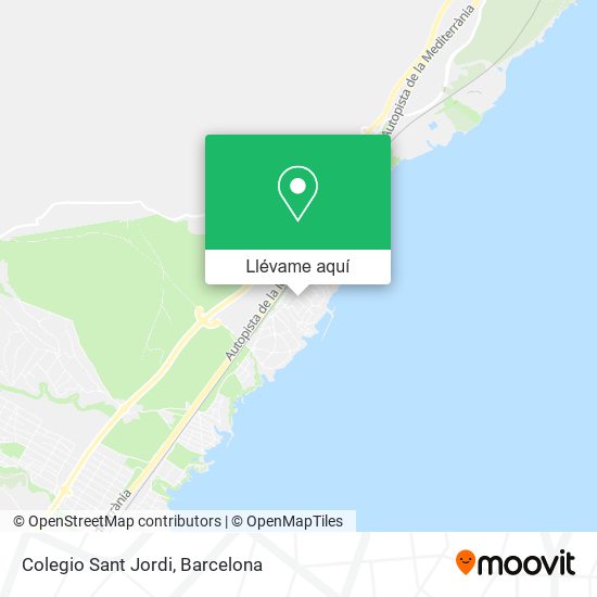 Mapa Colegio Sant Jordi