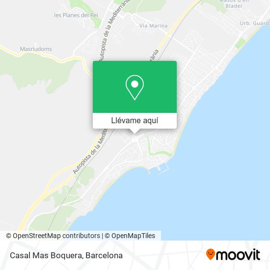 Mapa Casal Mas Boquera