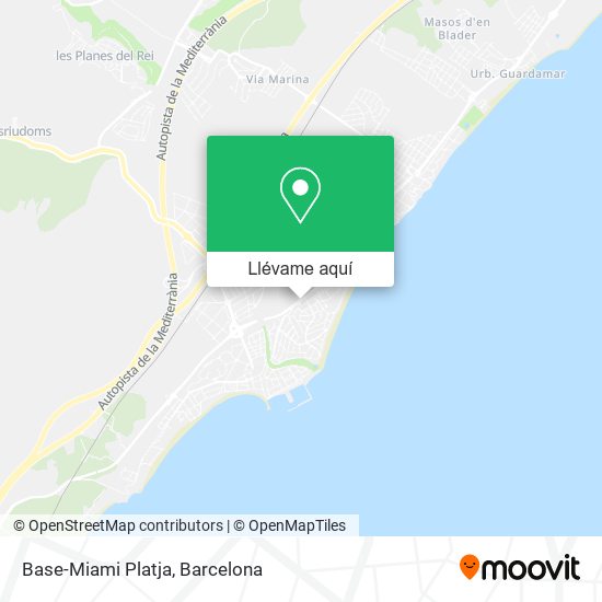 Mapa Base-Miami Platja