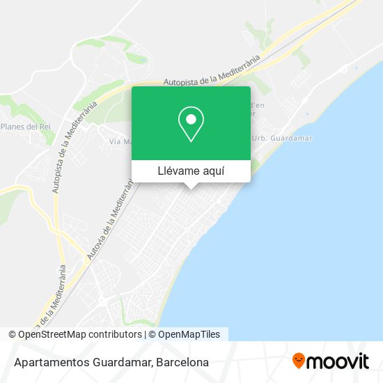 Mapa Apartamentos Guardamar