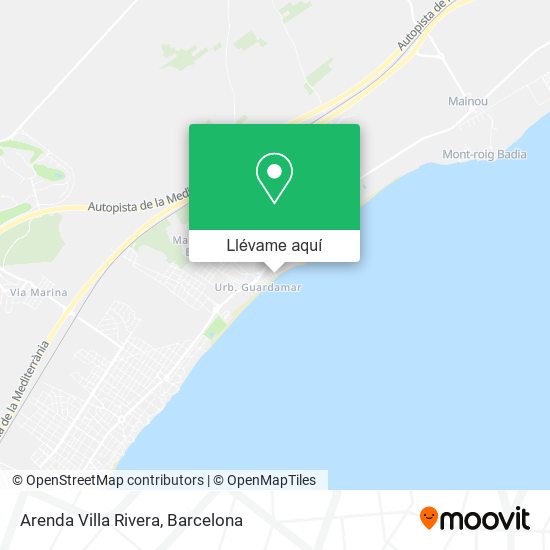 Mapa Arenda Villa Rivera