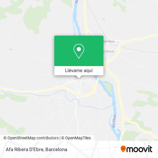 Mapa Afa Ribera D'Ebre