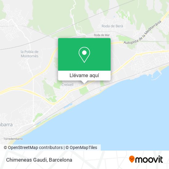 Mapa Chimeneas Gaudi