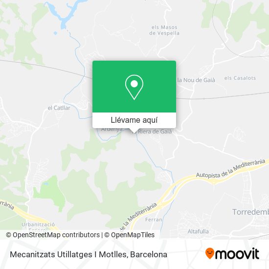 Mapa Mecanitzats Utillatges I Motlles
