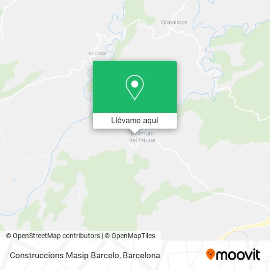 Mapa Construccions Masip Barcelo