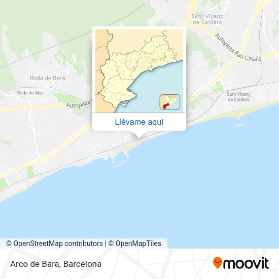 Mapa Arco de Bara