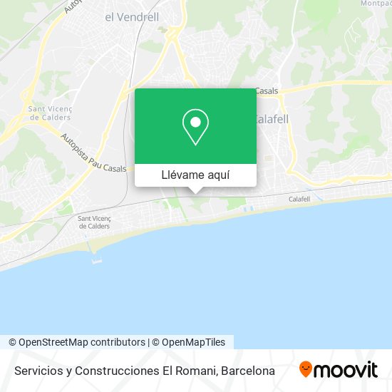 Mapa Servicios y Construcciones El Romani