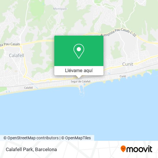 Mapa Calafell Park