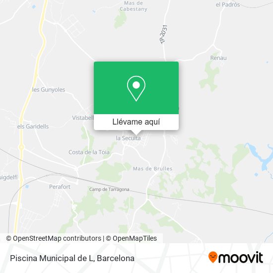 Mapa Piscina Municipal de L