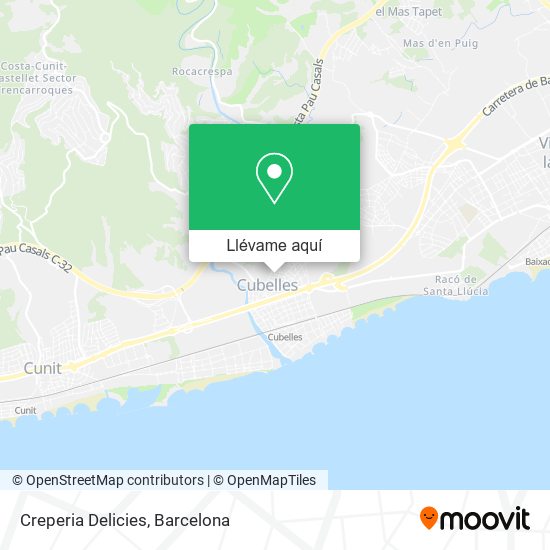 Mapa Creperia Delicies